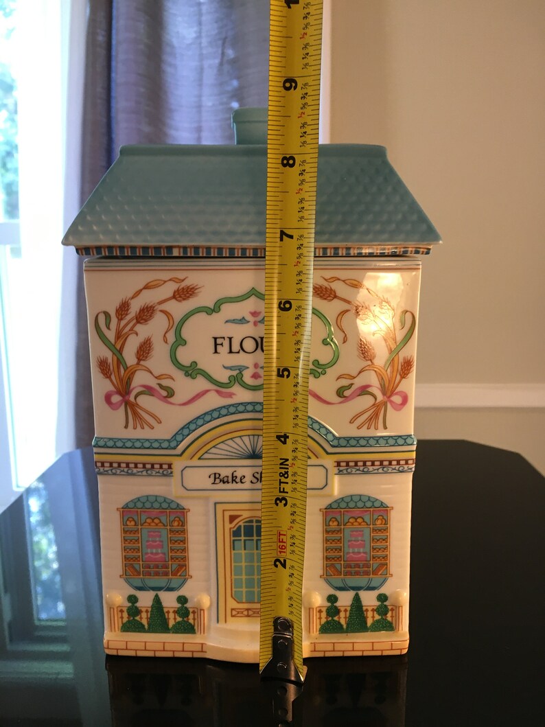 LENOX Porcelain FLOUR CANISTER Flour Jar Victorian Shop/House Etsy