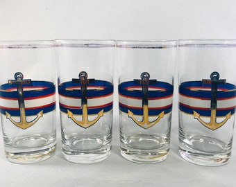 4 Culver Nautical Tumblers