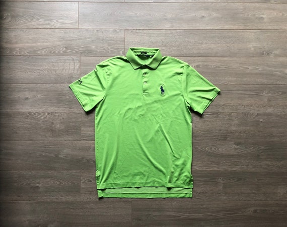 lime green ralph lauren polo shirt