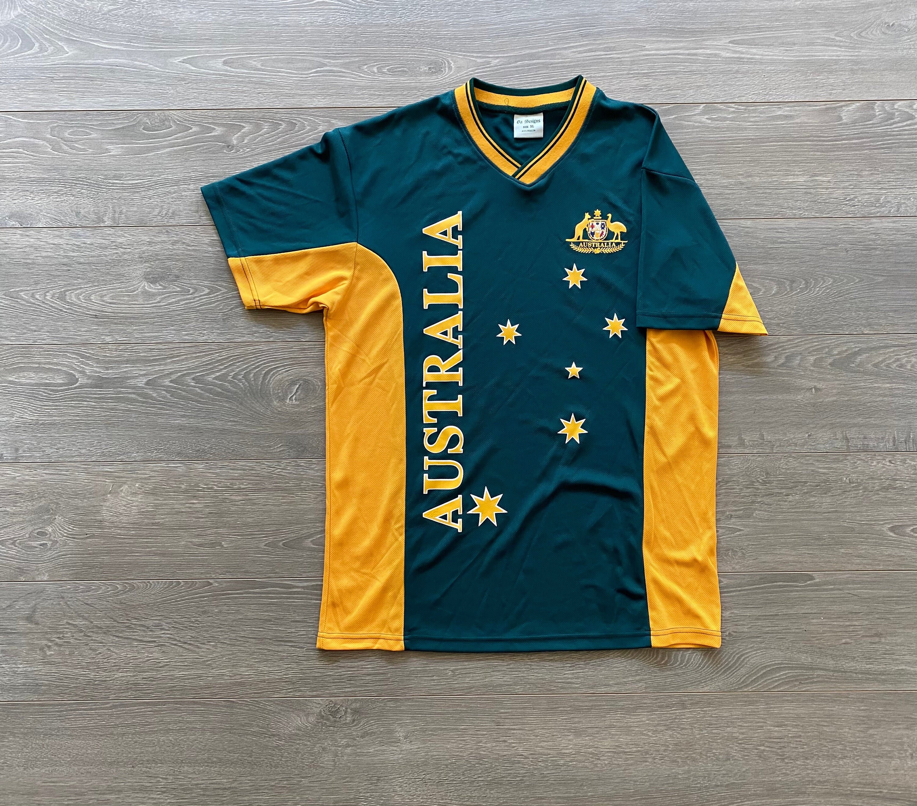 Australia jersey vintage jersey XL hombres extra grande verde Etsy