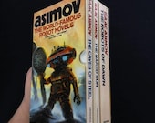 Isaac Asimov - The Robot Novels Box Set - Granada Books - 1985 - Cover Art By Chris Foss - Vintage Scifi Paperbacks