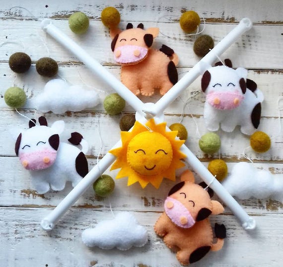 cow mobile for crib