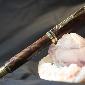 Hand Made Claro Walnut Elegant Rollerball Pen