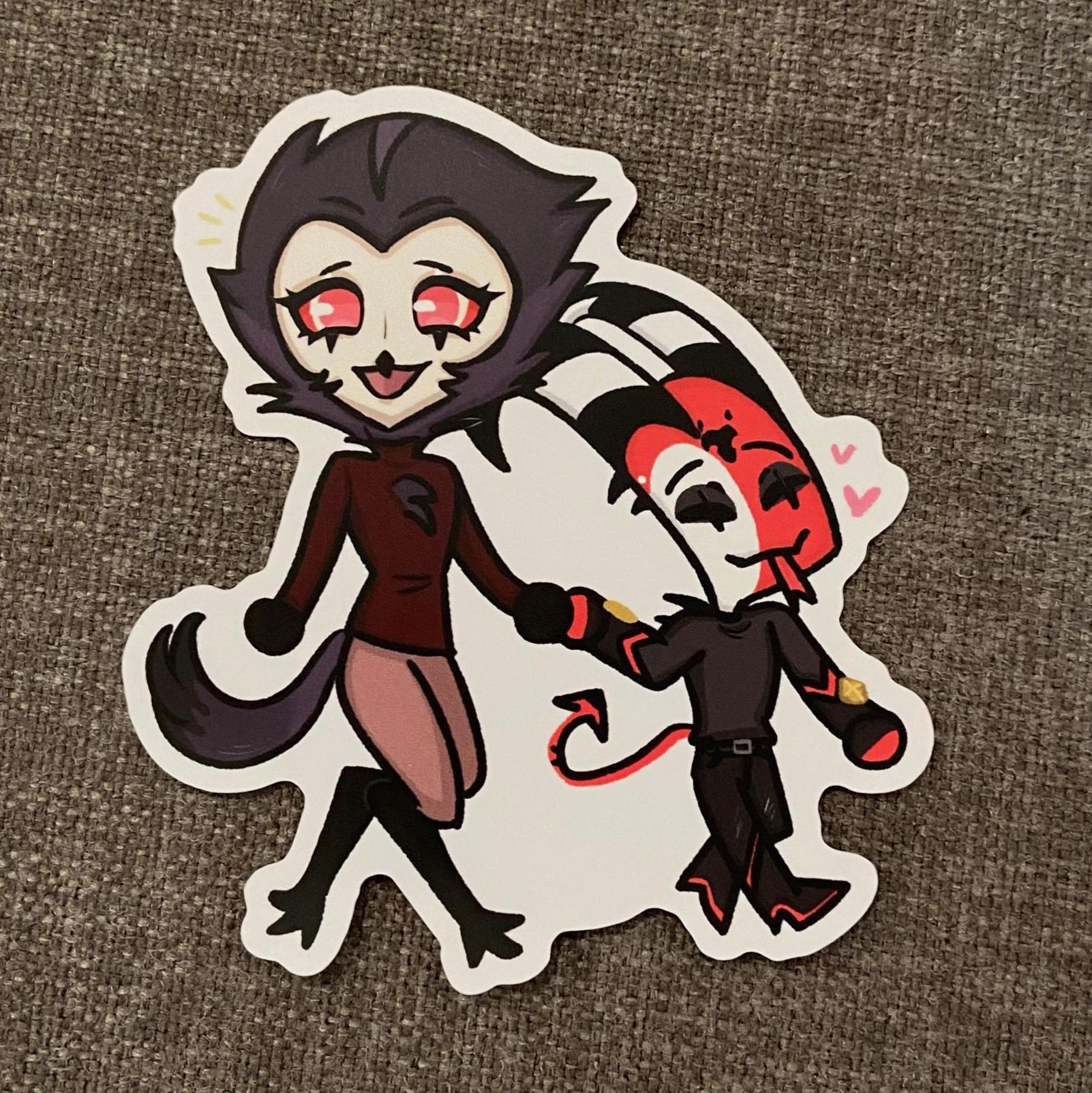 Stolitz Sticker Merch Helluva Boss Stolitz Stolas Blitzo Blitz | Matte Vinyl Sticker | 3” - Etsy
