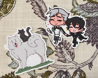 VLD Sheith Shiro Keith |  Autocollants en vinyle mat | 3"