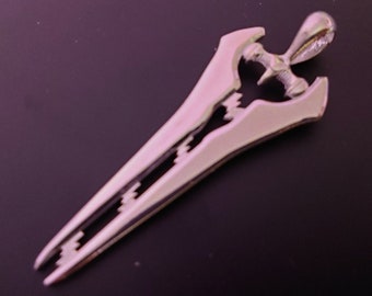 Halo Energy Blade Pendant, Sterling Silver Replica