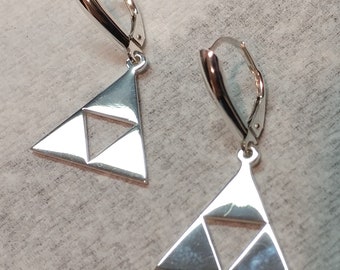 Triforce Leverback Earrings