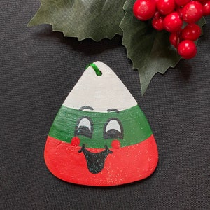 Handmade Clay Ornaments Spooky, Goth, Halloween, Christmas, Tree, Holiday Decor image 6