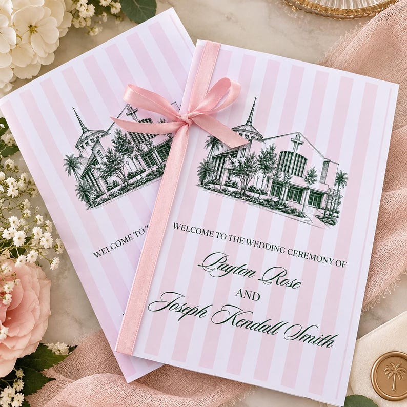 Editable Wedding Program Template - Etsy