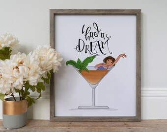 Martini Wall Art Etsy