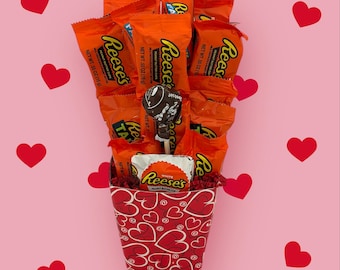 Peanut Butter Candy Bouquet