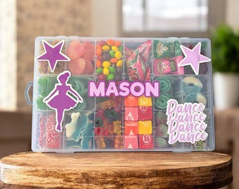 Caja de dulces para recital de danza