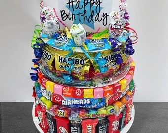 Birthday Treat Candy Cake - Large