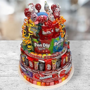 Chocolate and Sugary Candy Cake- Jumbo - celebration - candy tower