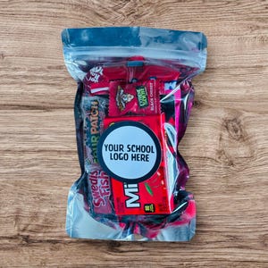 College Themed Candy Pouches