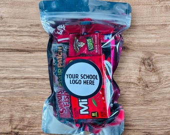 College Themed Candy Pouches -Any School