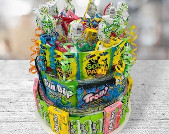 Sour Candy Cake - birthdays - visiting day - get well