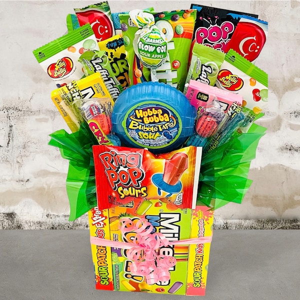 Sour Candy Box Etsy
