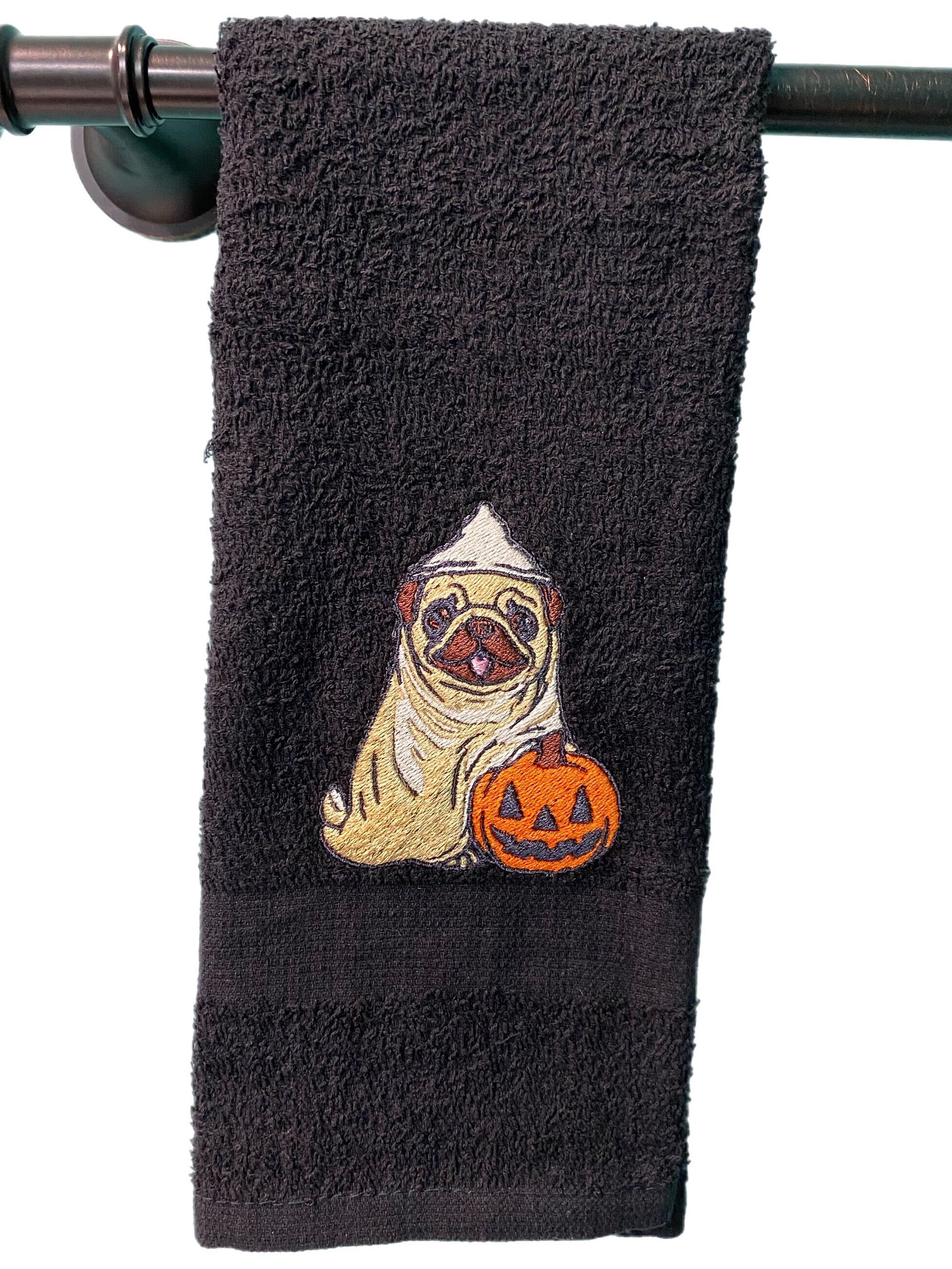Pug hand towels hot sale