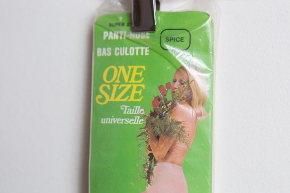Vintage Panti-hose - 2 pairs Brown Stretchy Tight… - image 1