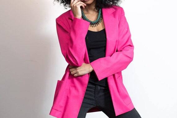 vintage pink blazer