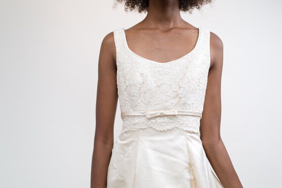 Vintage Wedding Dress Cream White Small Skinny Silk Dress Etsy