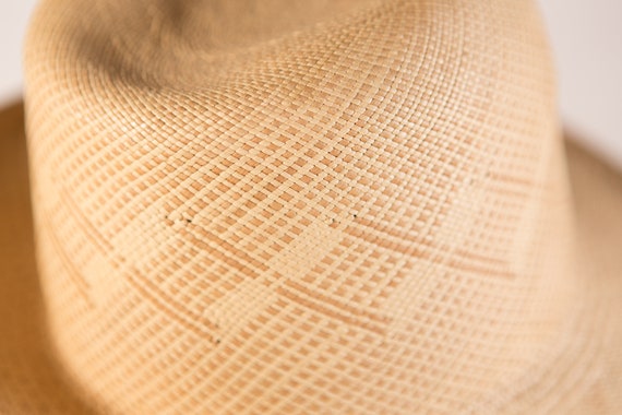 Vintage Straw Hat - Women's Hand-Woven Sun Hat wit