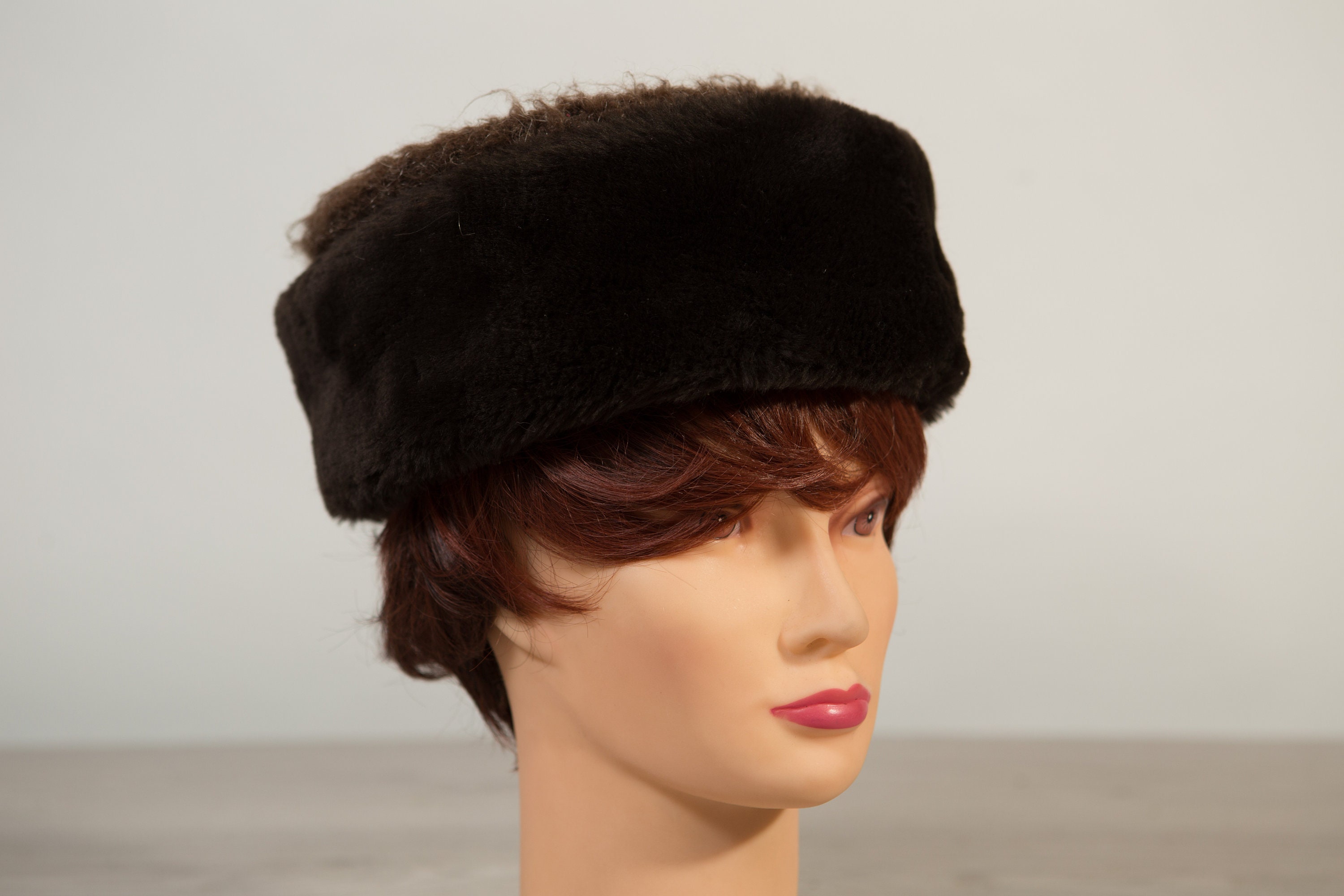 Vintage Ladies/mens Faux Fur Hat Retro Canadian Medium Fur Etsy UK