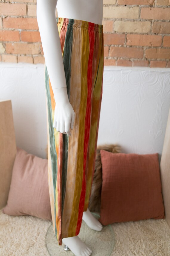 Vintage Striped Beach Pants - Small Size Women's … - image 7