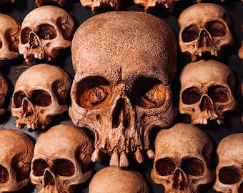 Giant skull magnet, Skull Decor, Unique Halloween Decor, Gothic Skull Decor