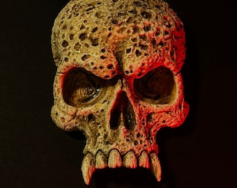 Giant Vampire Skull Magnet, Gothic Vampire Decor, Unique Gift, Halloween Decor
