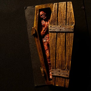 Zombie, Fridge Magnet, Horror Magnet, Spooky Halloween Decor image 2