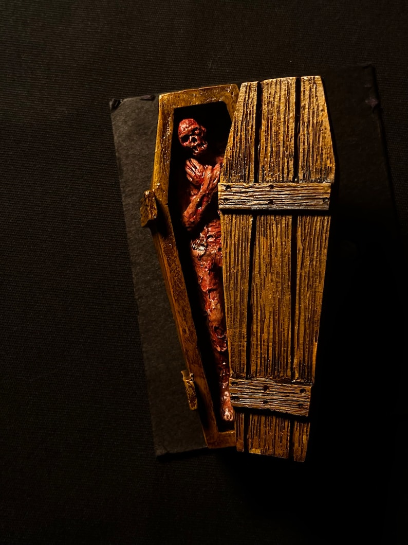 Zombie, Fridge Magnet, Horror Magnet, Spooky Halloween Decor image 2
