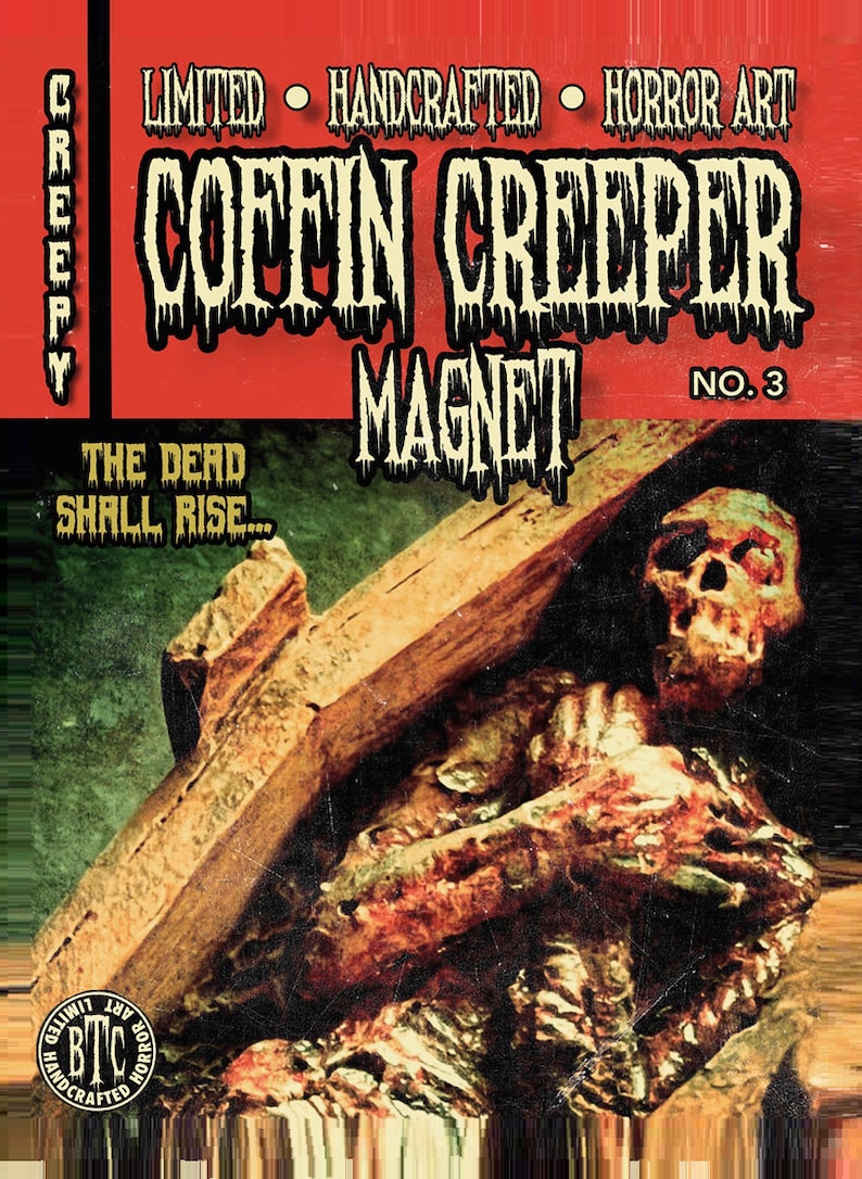 Horror Magnet, Zombie Magnet,