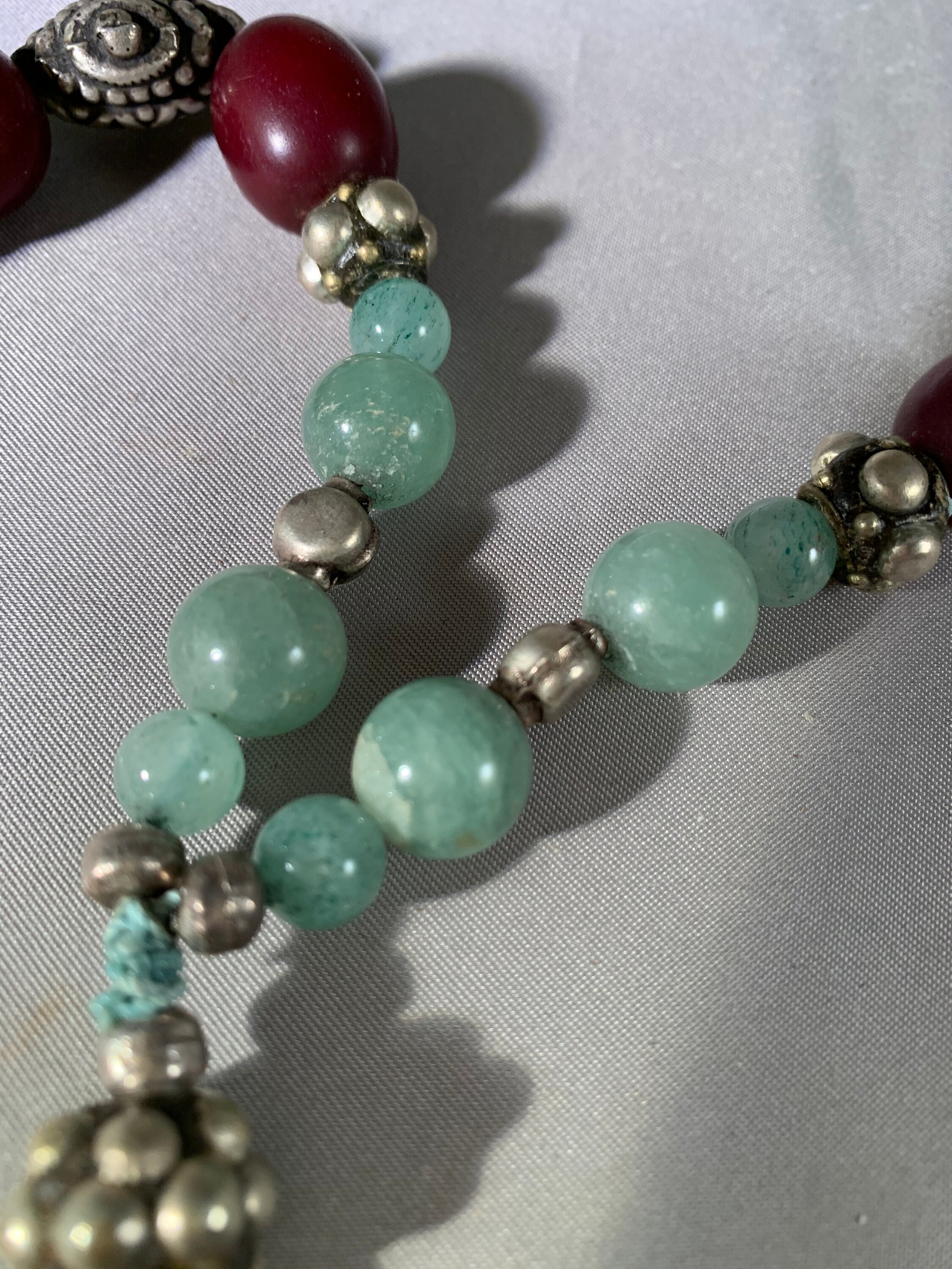 Limited Edition Jade Necklace and Earrings From Asian Art Museum of San