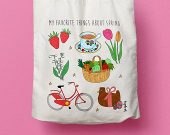 Tote bag Printemps