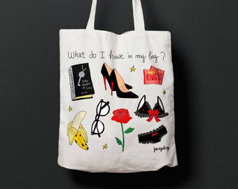 Tote bag Sexy / Sac en coton / Sac femme / Sac en toile / Cadeau original