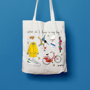 Bolso de mano Ré / Bolso de algodón / Bolso de mujer / bolsa de lona / Regalo original