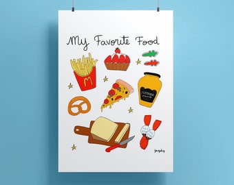 Affiche Favorite Food