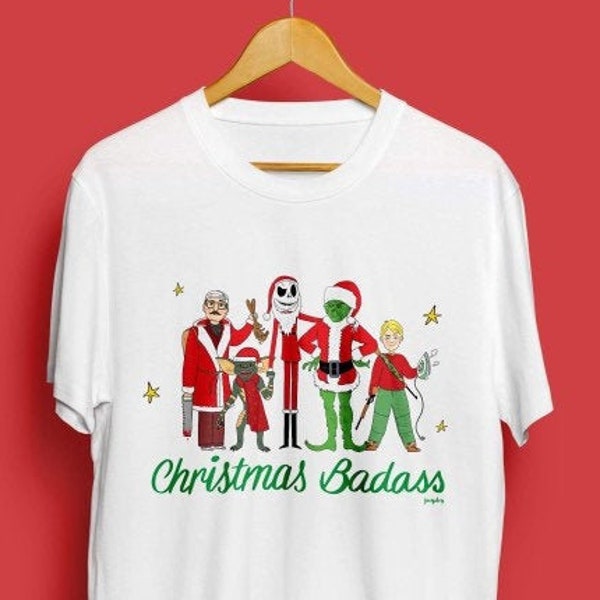 T-shirt Christmass Badass