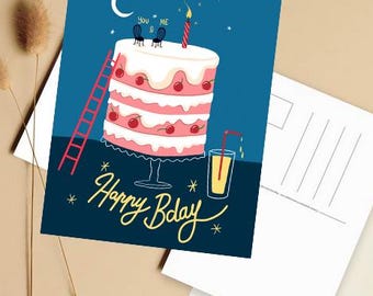 Carte d'anniversaire