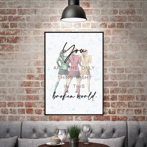 Heathers - Musical Theatre - A4 Print - Digital Download - Wall Art - Quote - Lyric