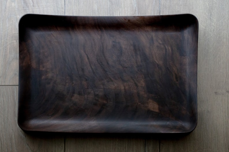 Orgo Valet Tray / Walnut / White Oak / Catchall Decorative Tray / image 6