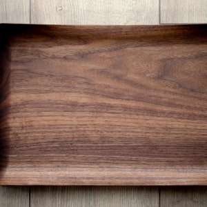 Orgo Valet Tray / Walnut / White Oak / Catchall Decorative Tray / Walnut