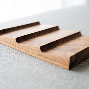 Wav Minimal Desk Organizer / Solid White Oak / Valet Tray / image 7