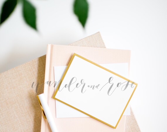 Fall Wedding Invitation Mockup Styled Stock Thank You