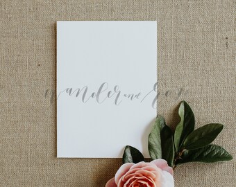 Wedding Invitation Mockup | Styled stock photo Image with blank card & Flowers Greenery for Blogs Websites and Instagram