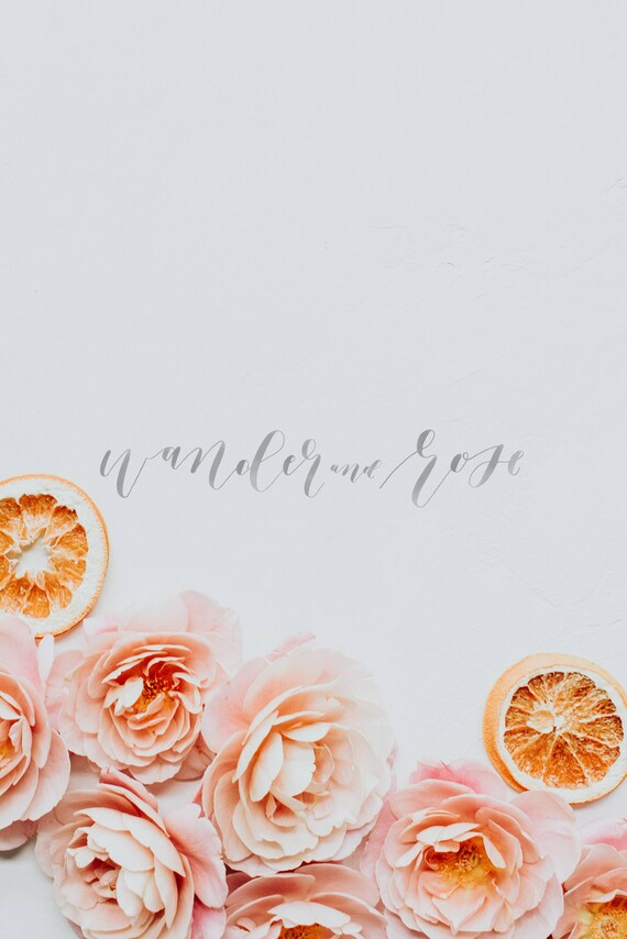 Fall Wedding Invitation Mockup Styled Stock Photo Image With Etsy