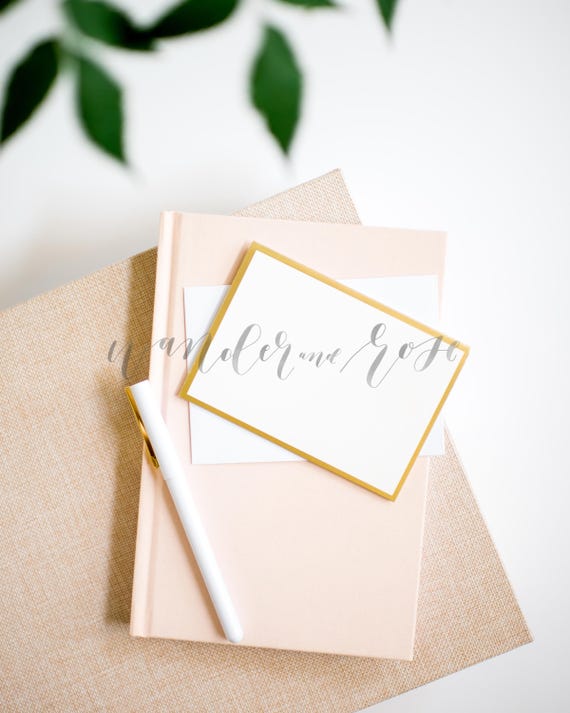 Fall Wedding Invitation Mockup Styled Stock Thank You Image Etsy