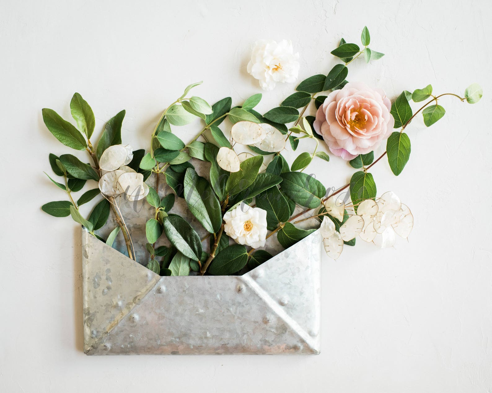 Wedding Flower Mockup Styled stock photo Image with blank